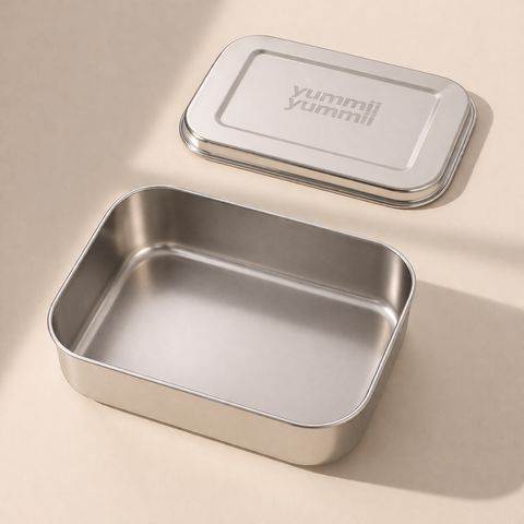 Kemifri bento madkasse i rustfrit stål til voksne - Yummii Yummii