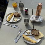 Rustfritstål tallerkener