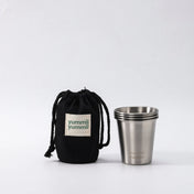 Edelstahlbecher - 4 Stk. (300 ml)