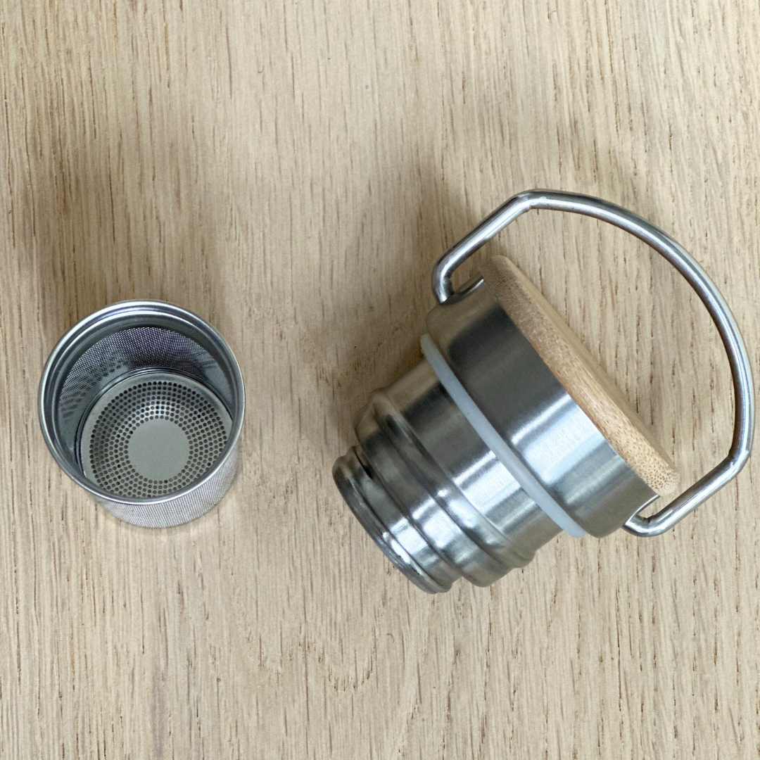 Yummii Yummii Bamboo Cap with infuser Accessories Stainless Steel 18/8