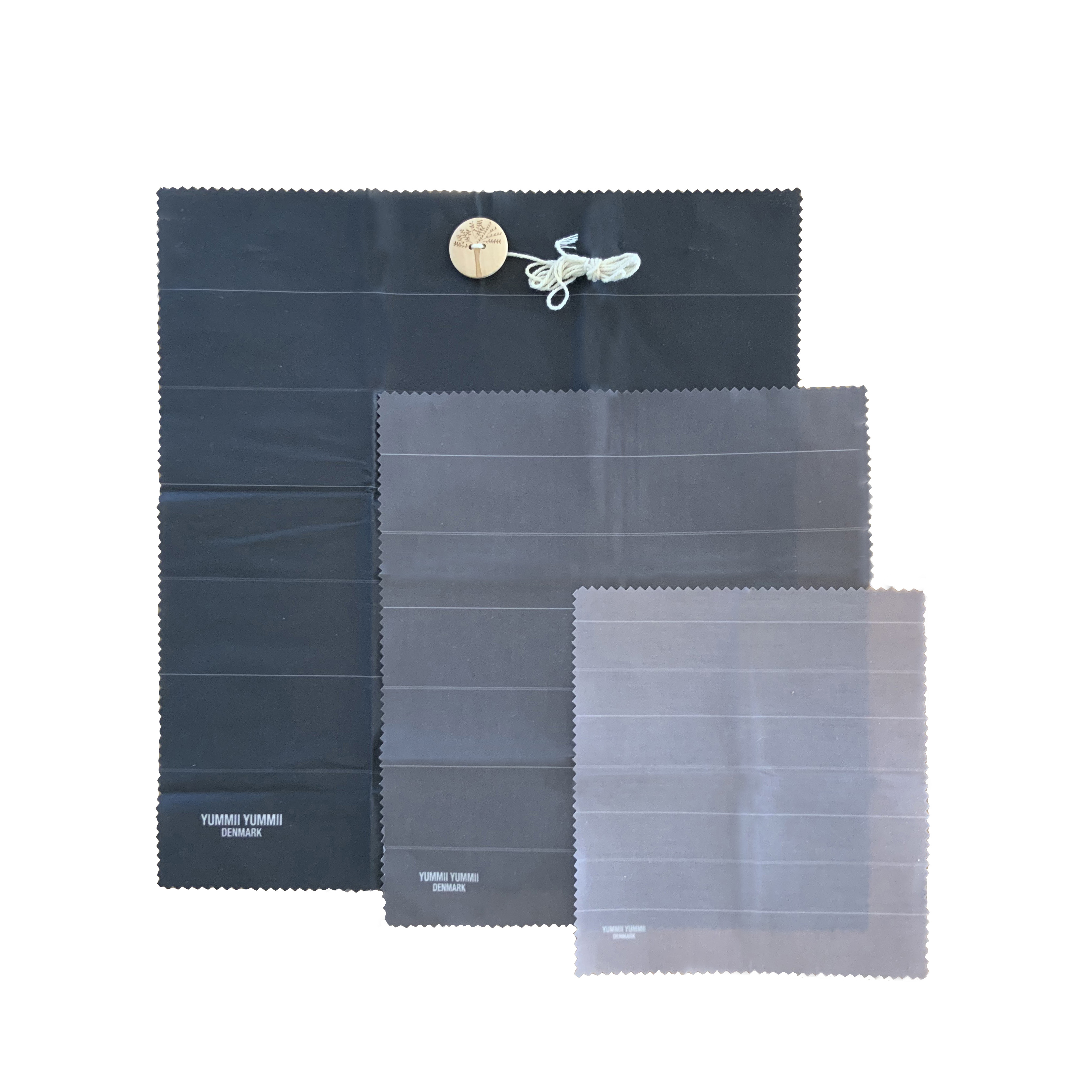 Yummii Yummii Beeswax wrap Stonemix square - 3 pcs. set Beeswax wraps Stonemix