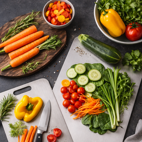 Skærebræt Sæt i Rustfrit Stål - 3 størrelser