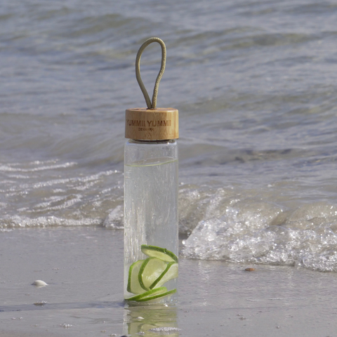 Yummii Yummii Glass bottles set Glass Bottles Bamboo