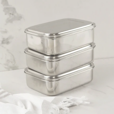 Bento Large Paket – Set mit 3 großen Brotdosen (1, 2 & 3 Fächer)