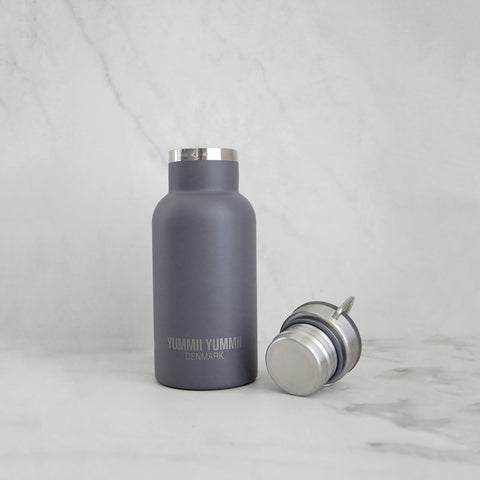 Yummii Yummii Charcoal Thermobottle Small Thermo Bottles Stainless Steel 18/8
