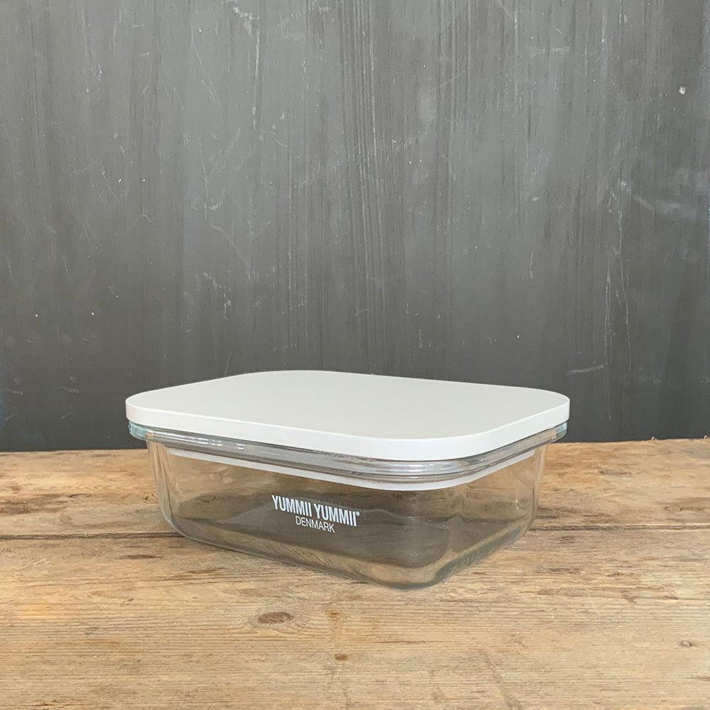 Yummii Yummii GLASS BOX SEA SHELL SMALL MEAL PREP Sea shell