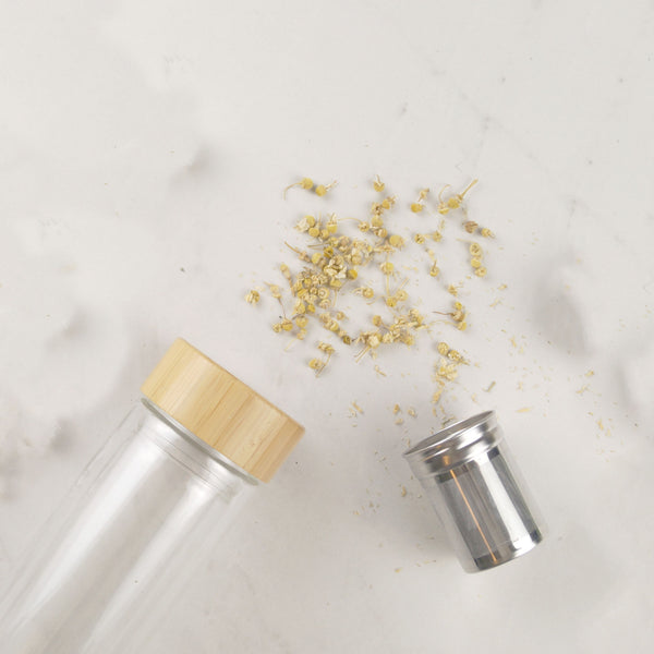Thermos bottle with tea infuser